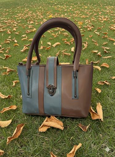 Stylish block design bag for ladies