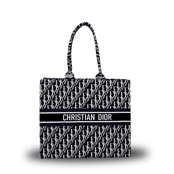 BLACK D D TOTE