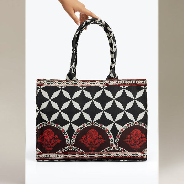 Printed Canvas  Bag C-112