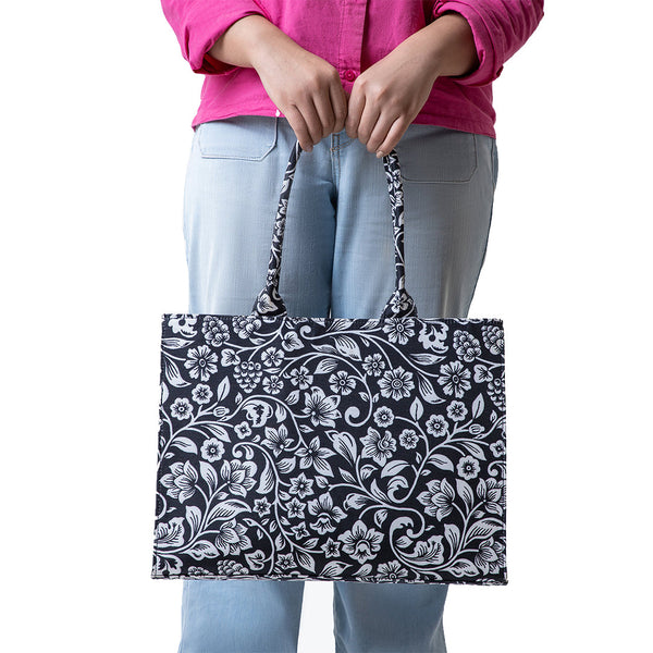 Printed Canvas  Bag C-115